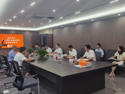 南太湖新區(qū)黨工委副書記、管委會主任錢洪文一行蒞臨歐銳杰調(diào)研指導(dǎo)